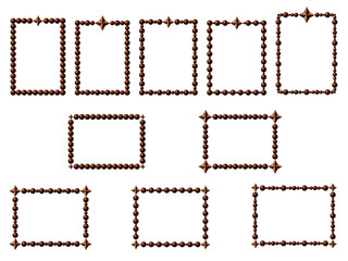 金属、四角星F、銅1