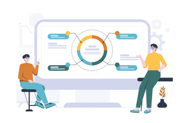 Exploring the Concept of Market Analysis Through Illustration