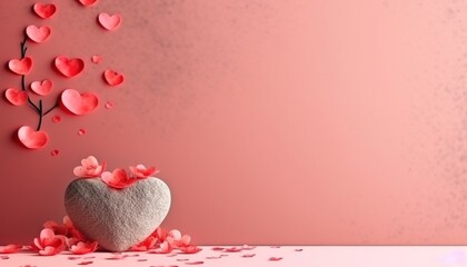 minimalist valentine's day background