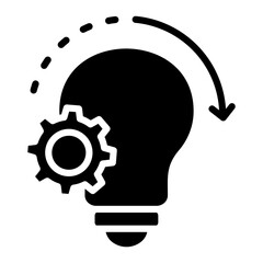 Innovation Progress Icon Element For Design