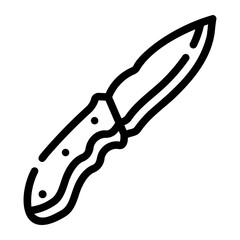 knife Line Icon