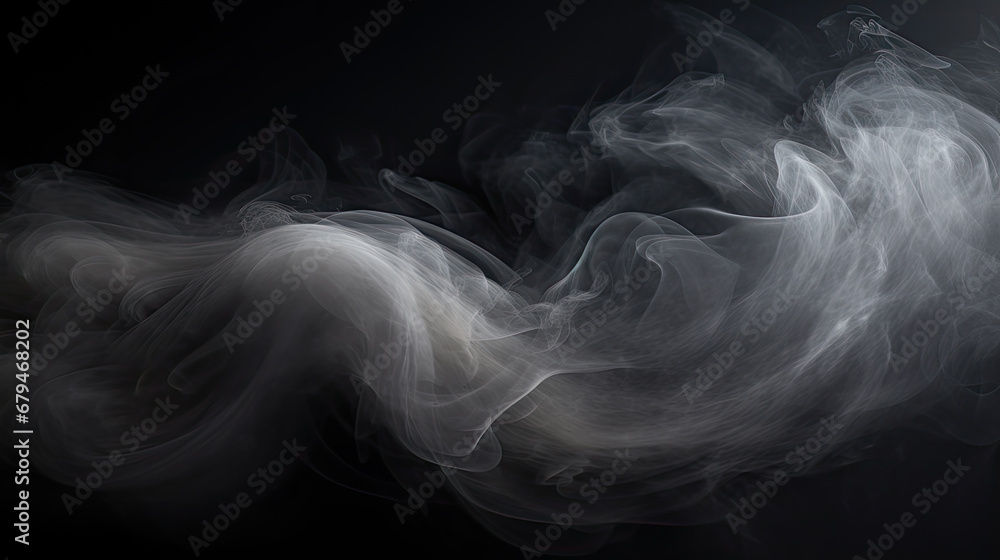 Wall mural smoke in the air