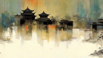 Traditional Chinese ink painting