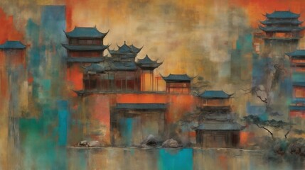 Traditional Chinese ink painting