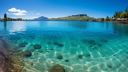 Fototapeta premium island HD 8K wallpaper Stock Photographic Image 