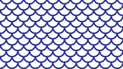 background illustration vector art fish scale pattern in blue art image  © Jutarat