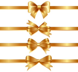 ribbon gift gold color vector celebration christmas day.  celebration valentines day