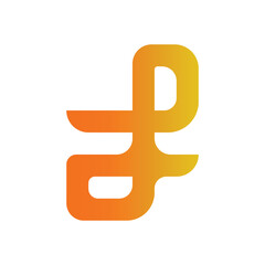 Letter P with D logo