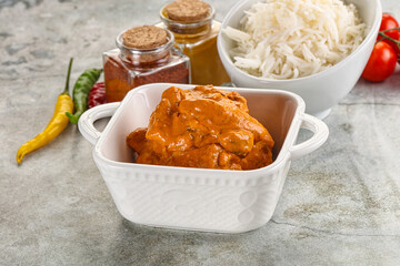 Indian cuisine - chicken butter masala