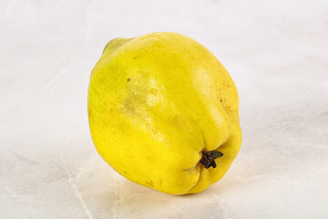 Ripe sweet organic quince fruit