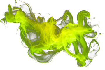 toxic cloud isolated on transparent background - design element PNG cutout