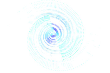 Digital png illustration of blue abstract shape on transparent background