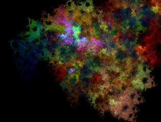 Imaginatory fractal abstract background Image