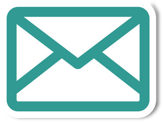 Digital png illustration of blue envelope on transparent background