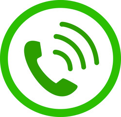  Telephone Call vector icon. Replaceable vector design.