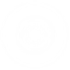 Digital png illustration of white abstract circular shape on transparent background