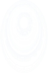 Obraz premium Digital png illustration of white abstract shape on transparent background