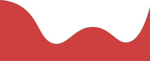 Digital png illustration of red abstract shape on transparent background