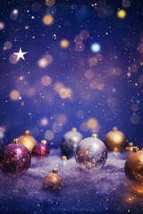 Obraz na płótnie Canvas Christmas bauble decoration ornaments collection