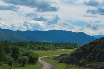 Fototapeta premium road in mountains