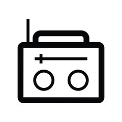 Radio vector icon