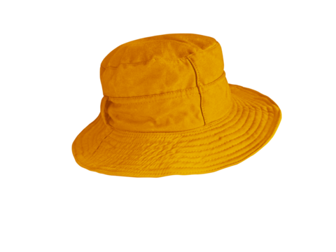 yellow bucket hat PNG transparent