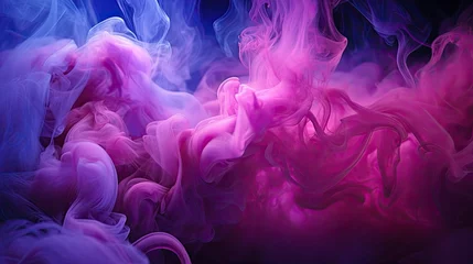 Rolgordijnen purple smoke - background © Salander Studio