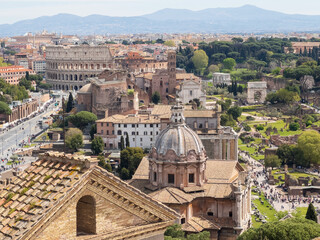 Obraz premium Views of beautiful Rome, Italy