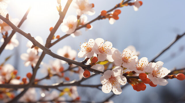 cherry blossom frost, Generative Ai