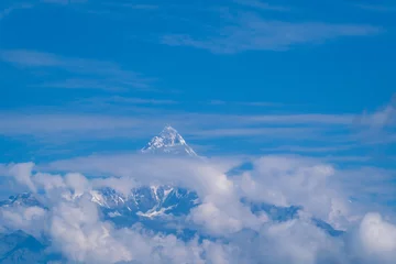 Cercles muraux Dhaulagiri Views From Nepal The Roof Of The World