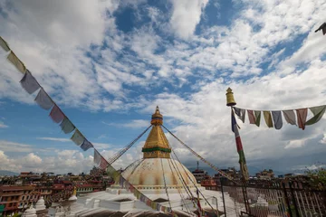 Crédence de cuisine en verre imprimé Dhaulagiri Boudhanath Stupa, Kathmandu,Nepal