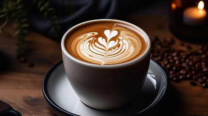 cup of coffee HD 8K wallpaper Stock Photographic Image 