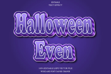 Halloween Even Editable Text Effect
