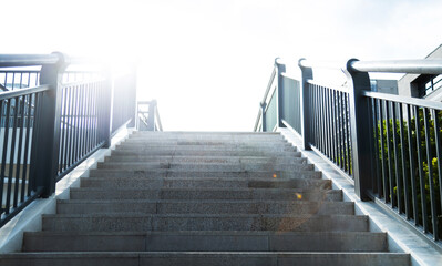 Stairs for city pedestrian viaducts