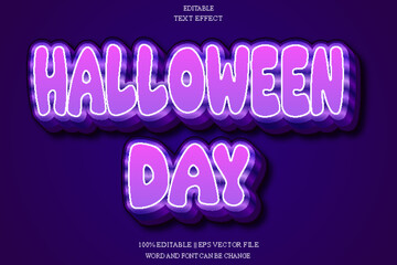 Halloween Day Editable Text Effect