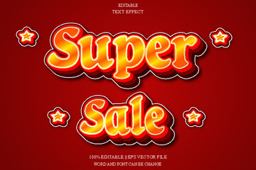 Super Sale Editable Text Effect