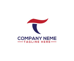 Fototapeta premium T logo design vector