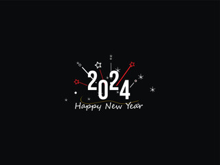 Happy New Year, New Year, 2024 Happy New Year, New Year Design, Happy New Year 2024, Celebration 2024, Holiday 2024, Congratulation 2024, 2024, New Year 2024, Unique New year Design For 2024