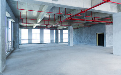 Interior view of empty office