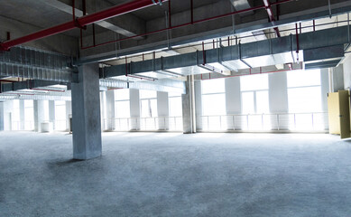 Interior view of empty office