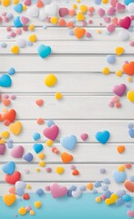 Abstract pastel romantic background. ai