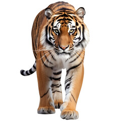 Obraz premium tiger isolated on transparent background - design element PNG cutout