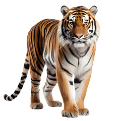 tiger isolated on transparent background - design element PNG cutout