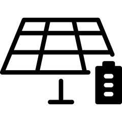 Solar Battery Icon