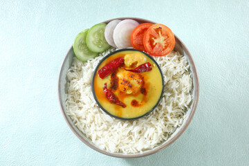 Kadhi chawal or karhi chawal, Indian Dish