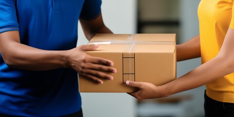 the parcel is handed over to the courier