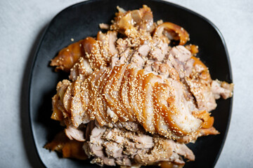 Jokbal, Korean pig trotters dish 