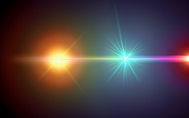 Obraz premium Optical Flares for Video Effect