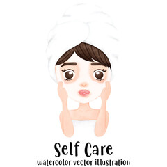 Facial Mask, woman face, self care, Skin care