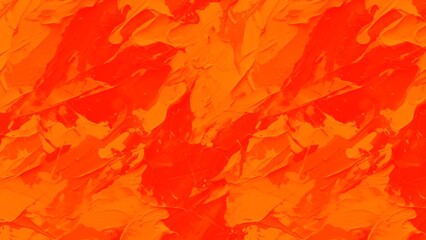 Fototapeta na wymiar Untitled ArtworkAn abstract oil painting with fragments of artwork and paint brush strokes creates a modern and contemporary art background. The painting is highlighted by a beautiful orange color tex